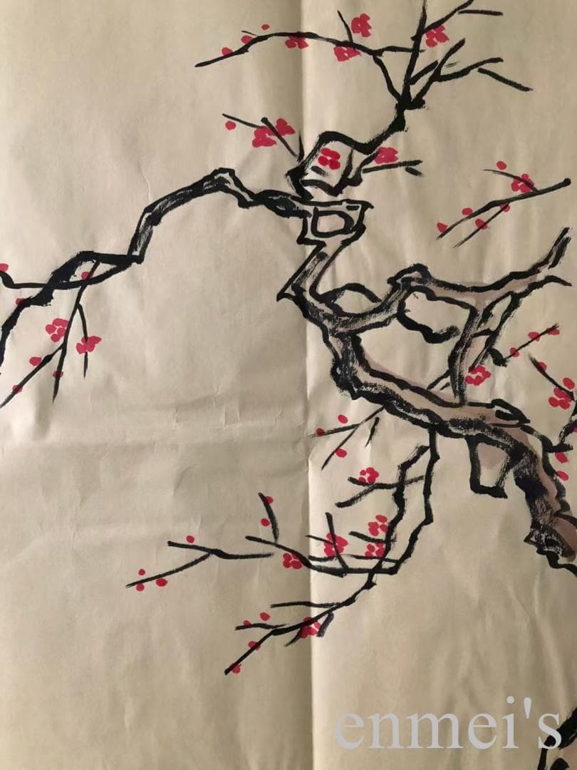 中国古美術・仕女図三尺画芯・純手描き・工筆・彩色画・仇英印款・書道・宣紙・带水印