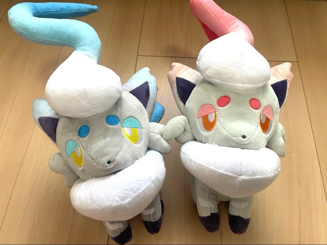 ヒスイゾロア　色違いゾロア　ぬいぐるみ