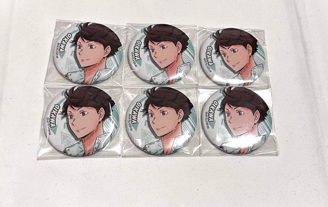 ハイキュー 購買部 及川徹 缶バッジ 6点セット