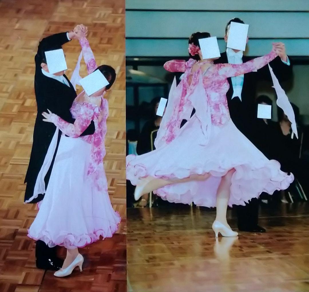 社交ダンス用ピンクドレス
