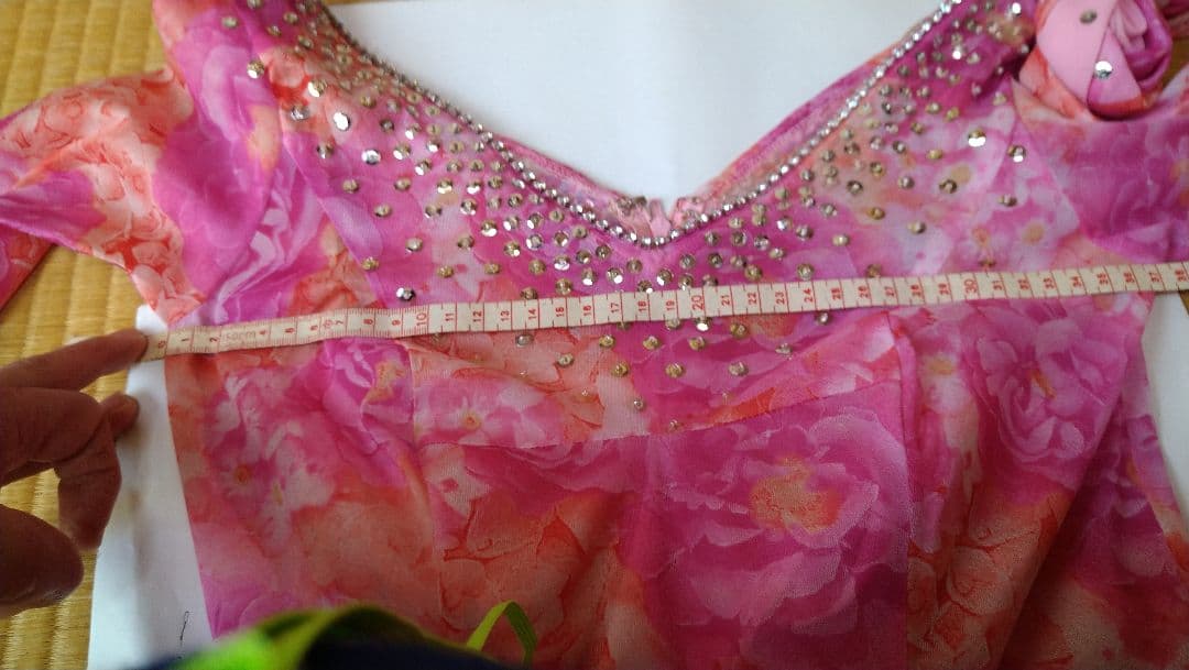 社交ダンス用ピンクドレス