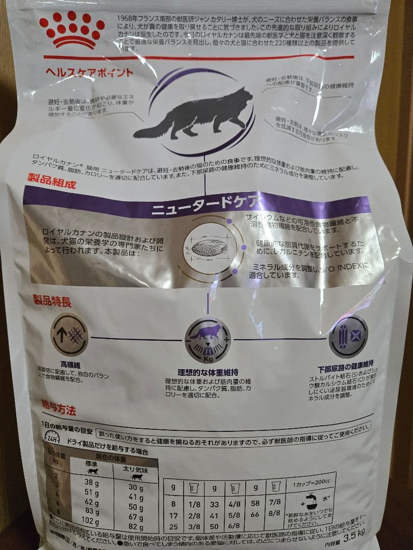 ロイヤルカナン　ニュータードケア　猫用