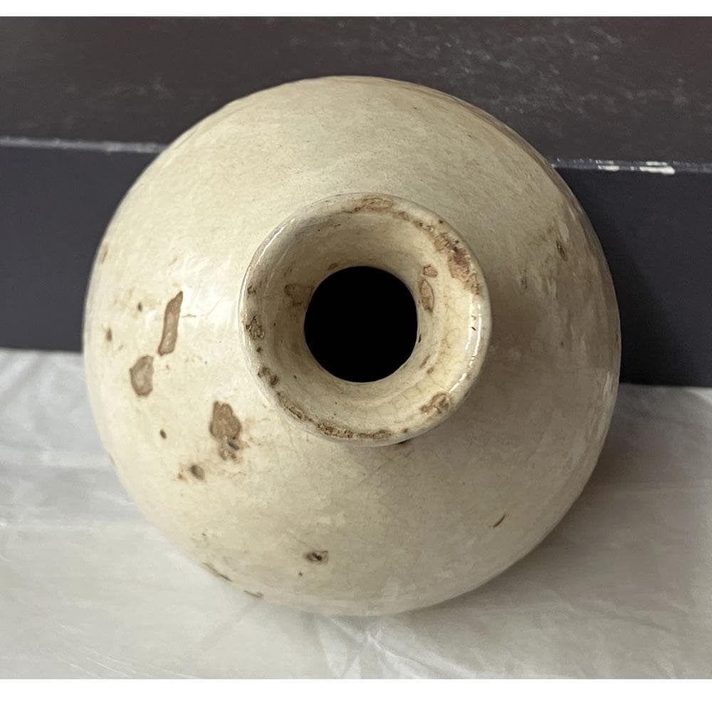 e3142 李朝 粉引 徳利 高さ13.5cm 白磁 時代 朝鮮古美術