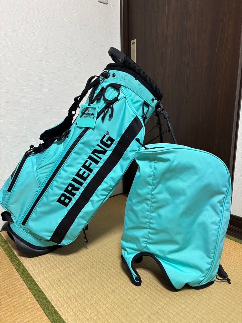 ブリーフィング　CR-4 #02 キャディバッグ　アクア　ミントブルー