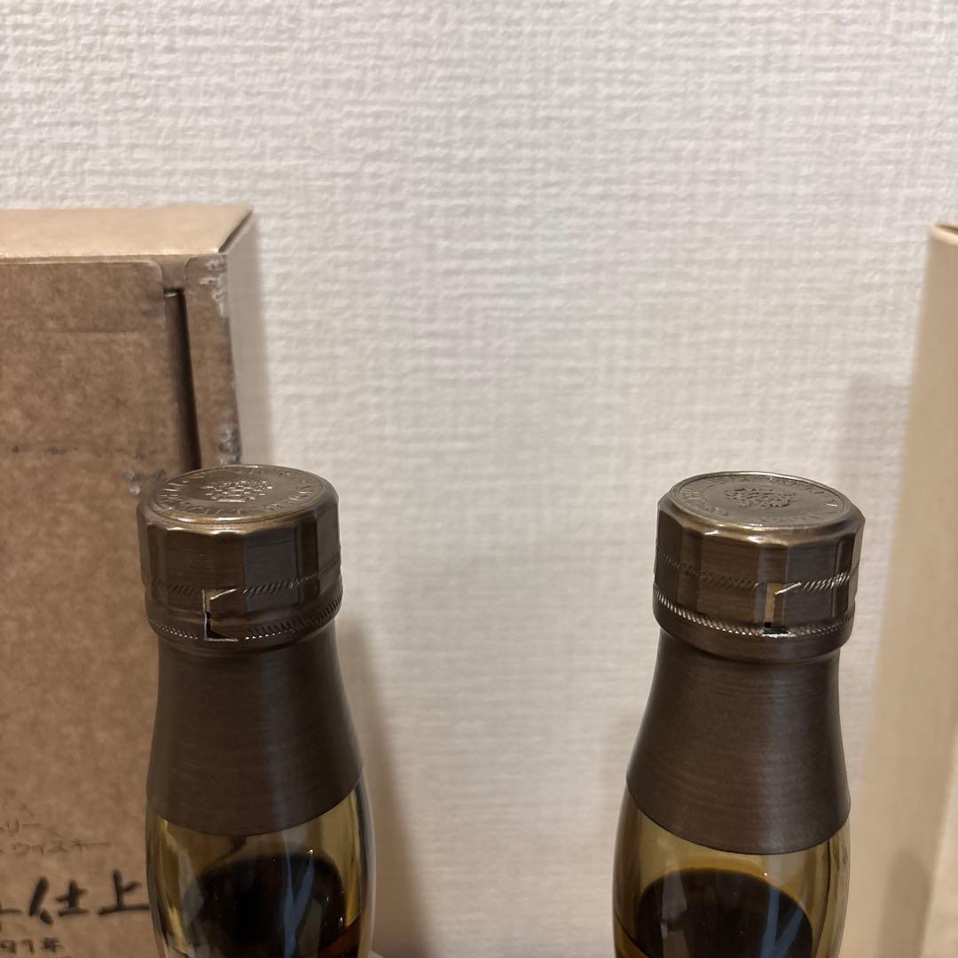 サントリーピュアモルトウイスキー　木桶仕込、古樽仕上　2点セット　箱付き　未開封