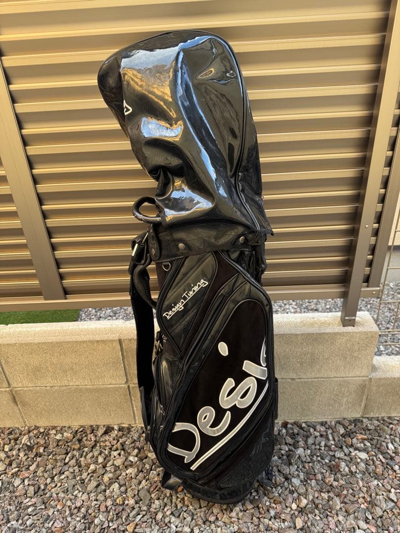 Design ブラック キャディバッグ