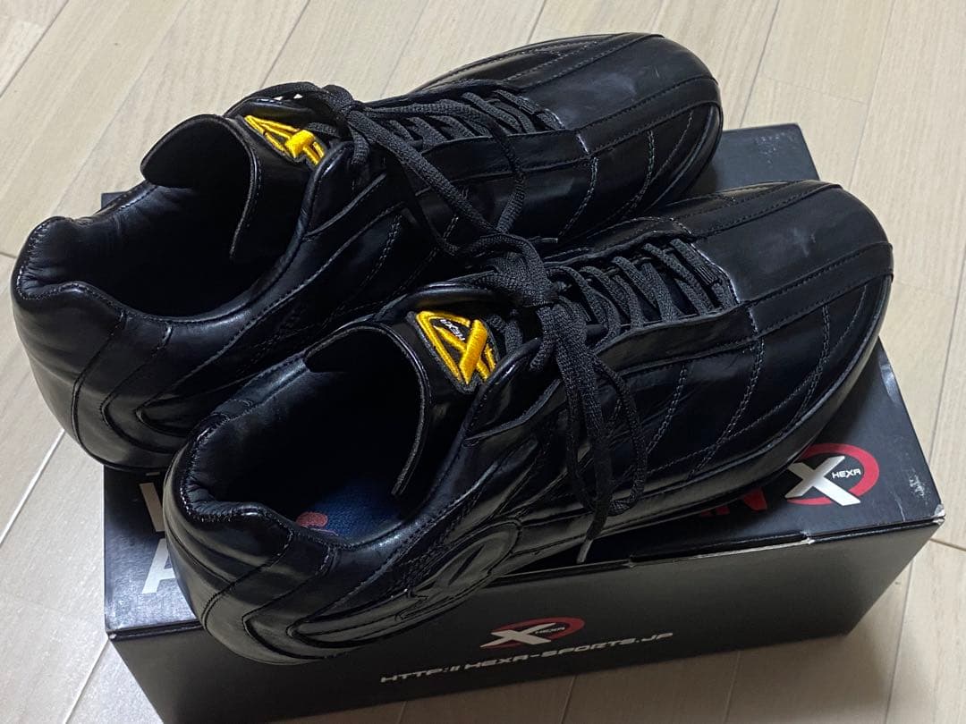 ■超値下げ！超稀少！ヘキサスポーツ！ステルス 革底スパイク　新品未使用！