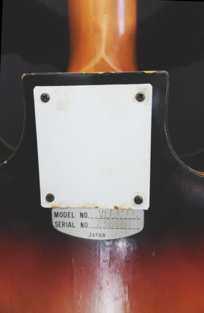 60年代製 Teisco Vegas-66 フルアコギター