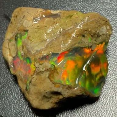 【90CT】エチオピア　オパール　原石　鉱物標本