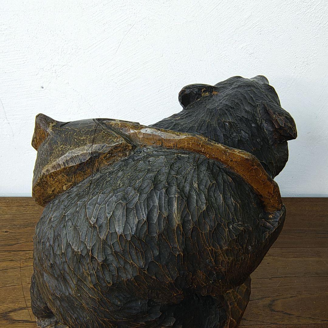 木彫り　彫刻　熊　八雲　北海道