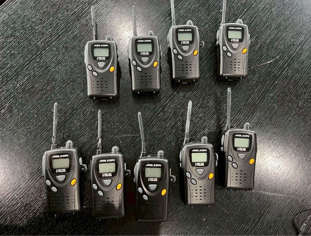 【業務用トランシーバー ABLEON AT-20】 イヤホンマイク付き 10台