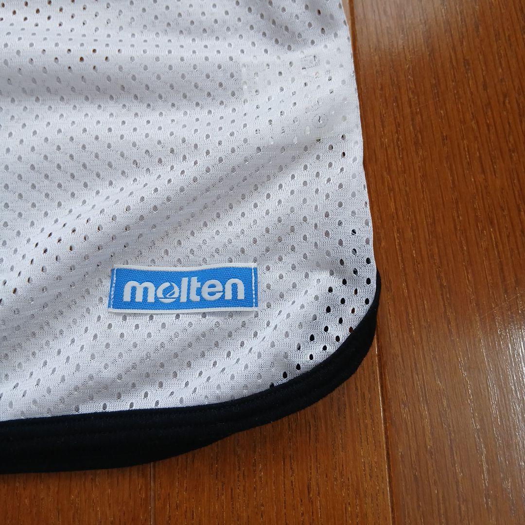 モルテンバスケットジュニアビブス 4～13番 ホワイト とブラック　10枚セット