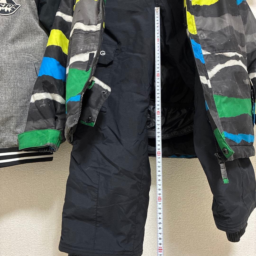 Burton & Billabong &ヘルメット子ども用スキーウェアセット