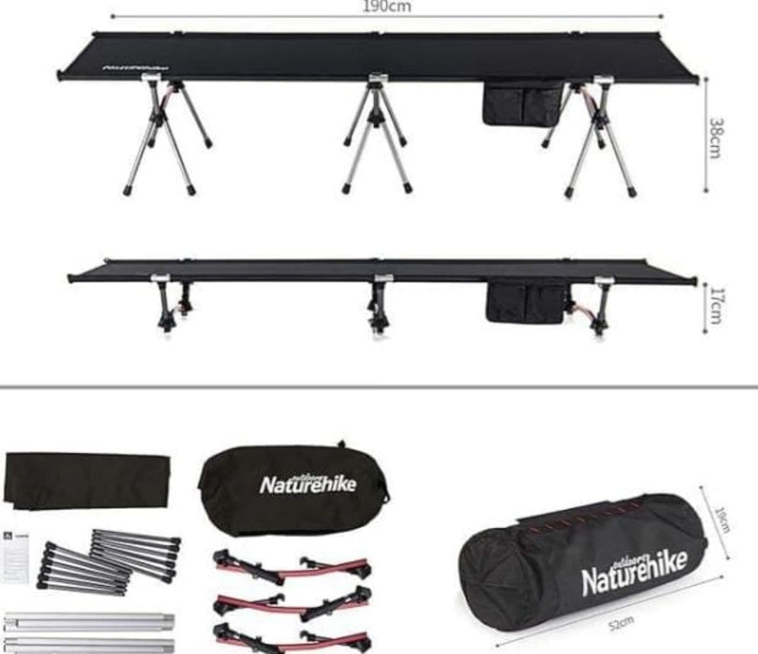 【Kokoko】Naturehike アップグレード アルミ ベッド