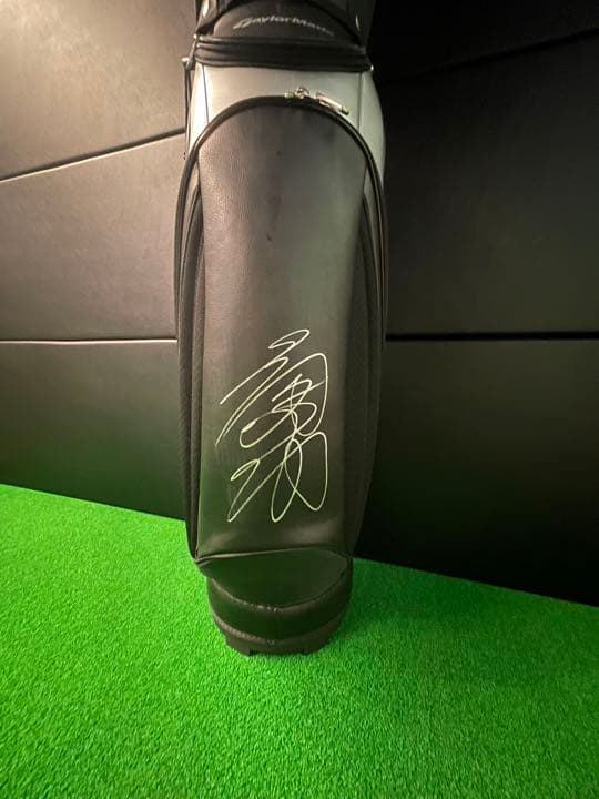 青木功サイン入りキャディバッグ即購入OK