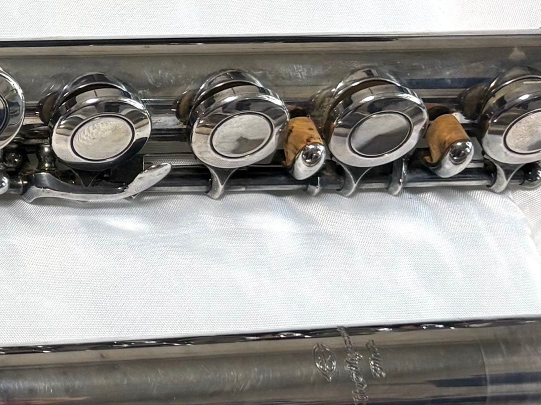 宮沢フルート MC-300 銀メッキ カバードキー ケース付 現状品