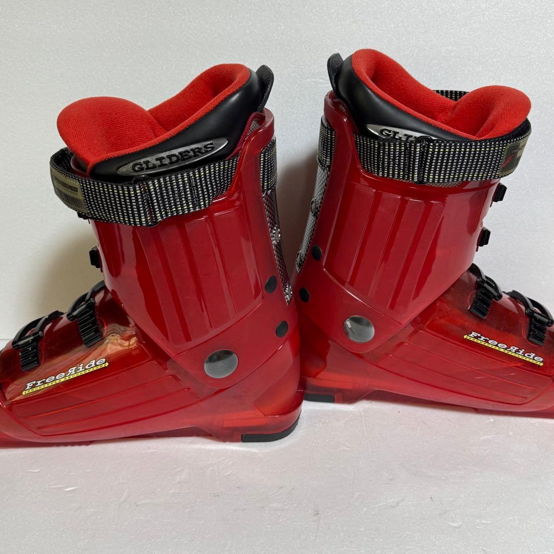 297mm 25cmゲン ファクトリー スキー用ブーツ 赤色レッド初心者格安