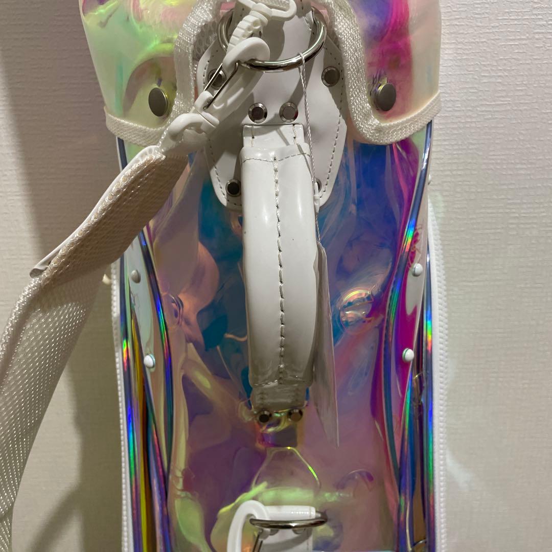 ホンマ キャディーバッグ　9型オーロラ ホワイト CB12060 スケルトン