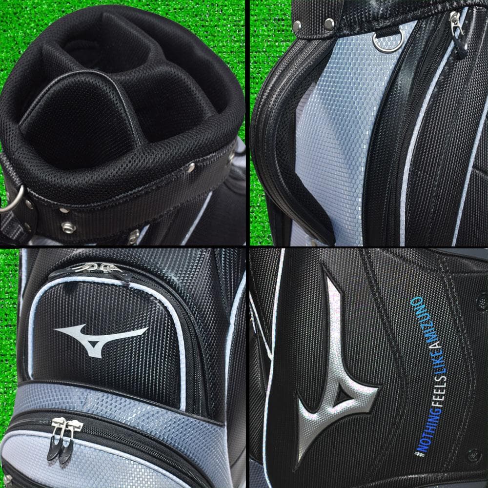 和*様 MIZUNO ミズノ ゴルフ 軽量キャディバッグ９型【ブラック】新品！