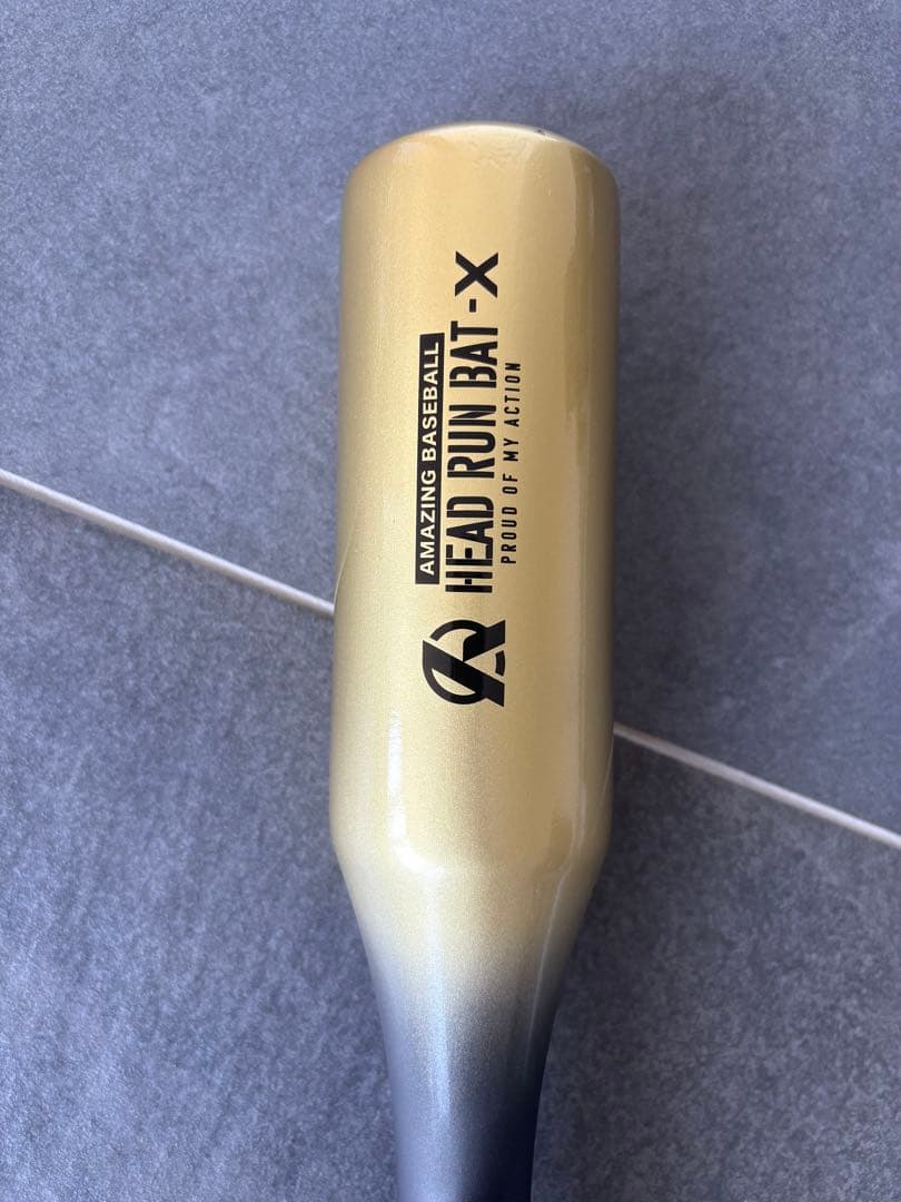 HEAD RUN BAT X Jr. 小学生用　ゴールド