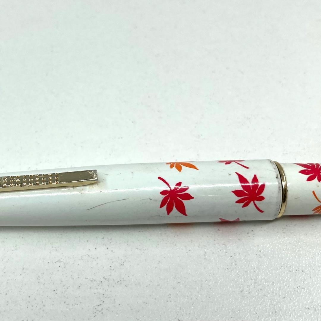 プラチナ Platinum 万年筆 ビンテージ 昭和レトロ ホワイト 14K