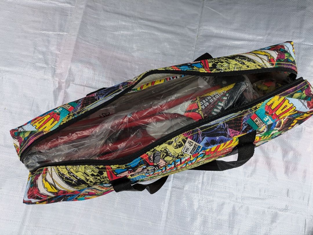 マーベル　コミック柄 テーブル チェアセット