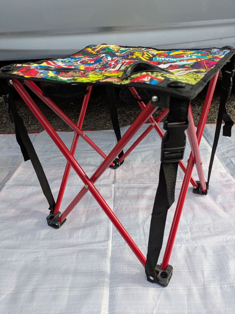 マーベル　コミック柄 テーブル チェアセット