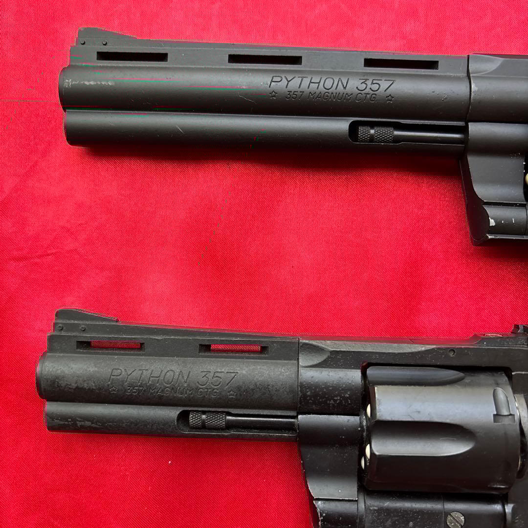 東京マルイ　コルトパイソン　24連射ガスリボルバー2丁セット