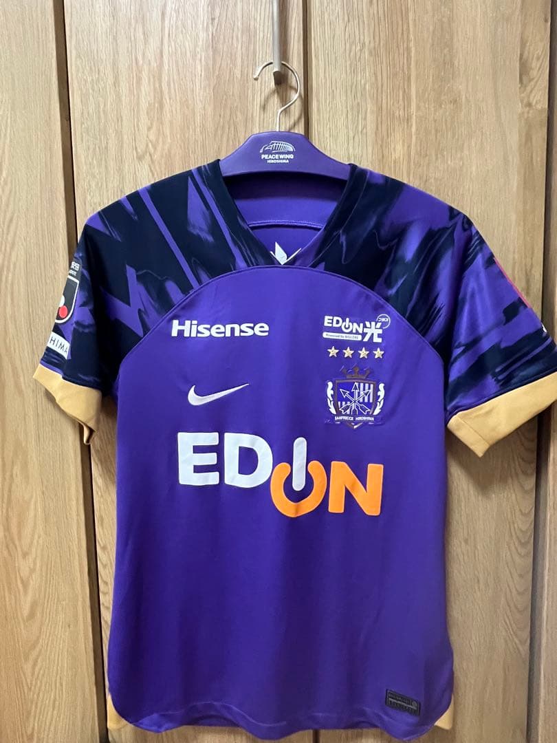 サンフレッチェユニフォーム2024 Sサイズ　広島のハンガー付いてます！