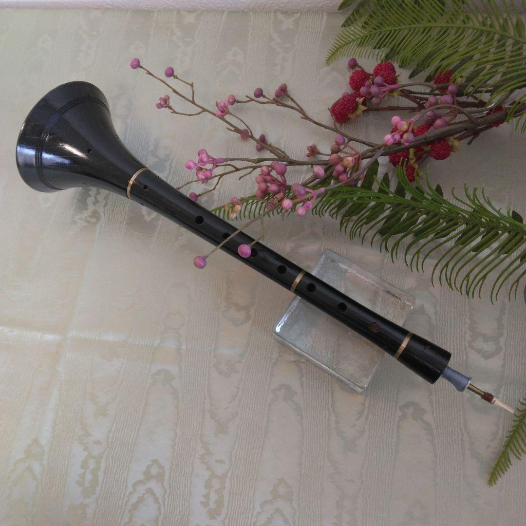 G-257　Zurna ズルナ36cm管　コイル巻き装飾　民族木管楽器　トルコ