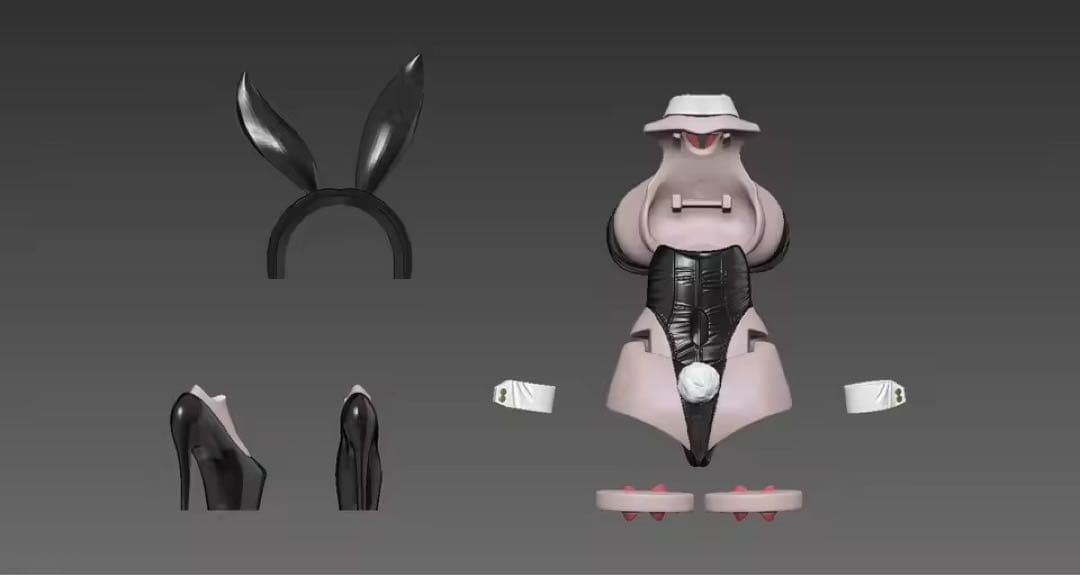 メガミデバイス改造パーツ　バニーガール②