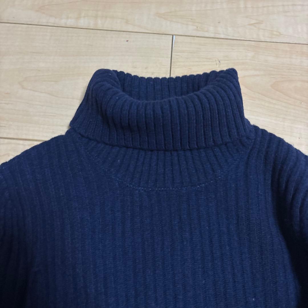 ブリーフィングゴルフ レディース タートルニット XS ネイビー