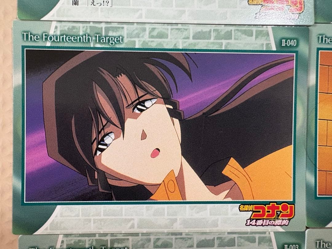 名探偵コナン トレーディングコレクション 14番目の標的 毛利蘭 12枚　アマダ