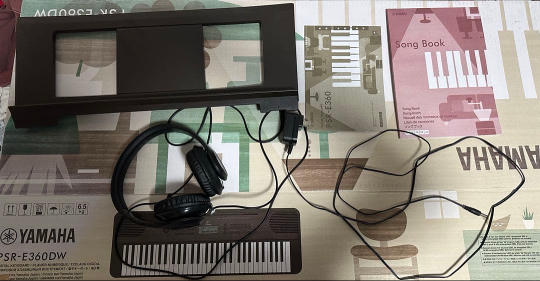 Yamaha PSR-E360 キーボード ヘッドフォン付き