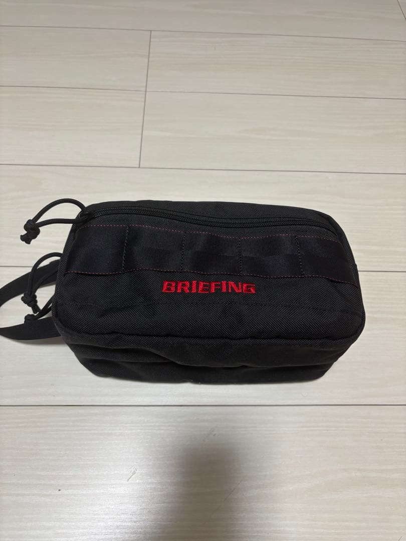 ブリーフィング(BRIEFING)セカンドポーチダブルファスナー