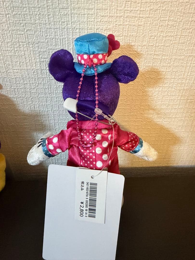 【美品】ディズニー パルパルーザ ミニー ファンダーランド ぬいぐるみバッジ