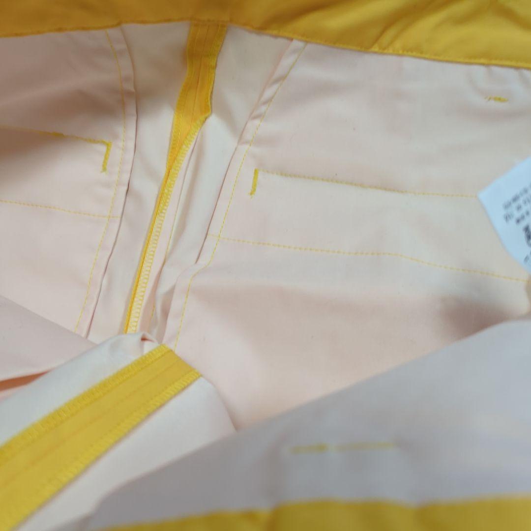 V12 ゴルフ　レディース　スカート　インナーパンツ　ロゴスカート　黄色　M　L