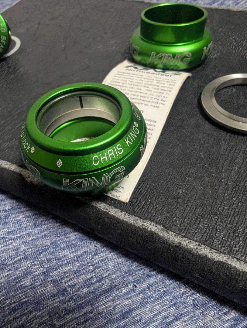 【新品未使用】CHRISKING 1-1/8 マットエメラルド