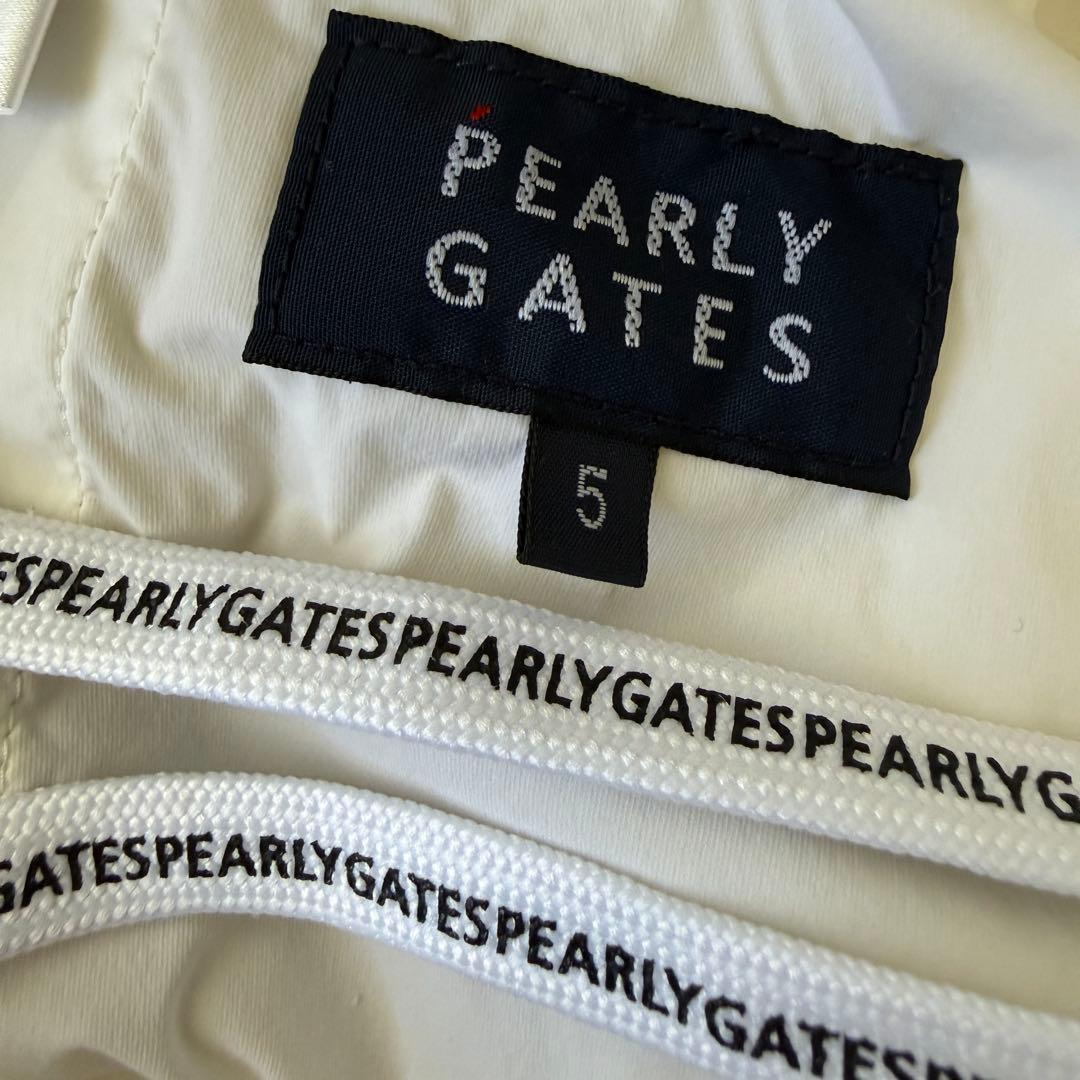 中綿入り　防寒　パーリーゲイツ　ダウン　パンツ　M〜L相当　白　秋冬　暖パン　5