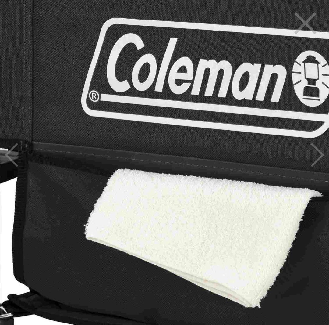 Colemanアウトドアチェア グレーとネイビー二脚セット　キャンプ　海川プール