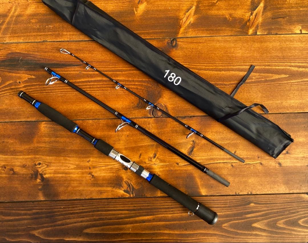 ジギングロッド　大物対応　3ピースパックロッド　スロージギング　スピニング
