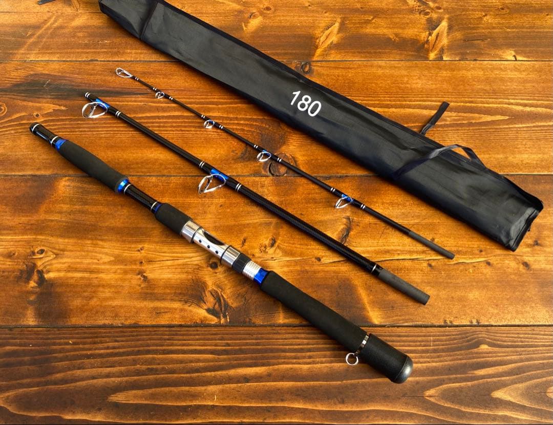 ジギングロッド　大物対応　3ピースパックロッド　スロージギング　スピニング