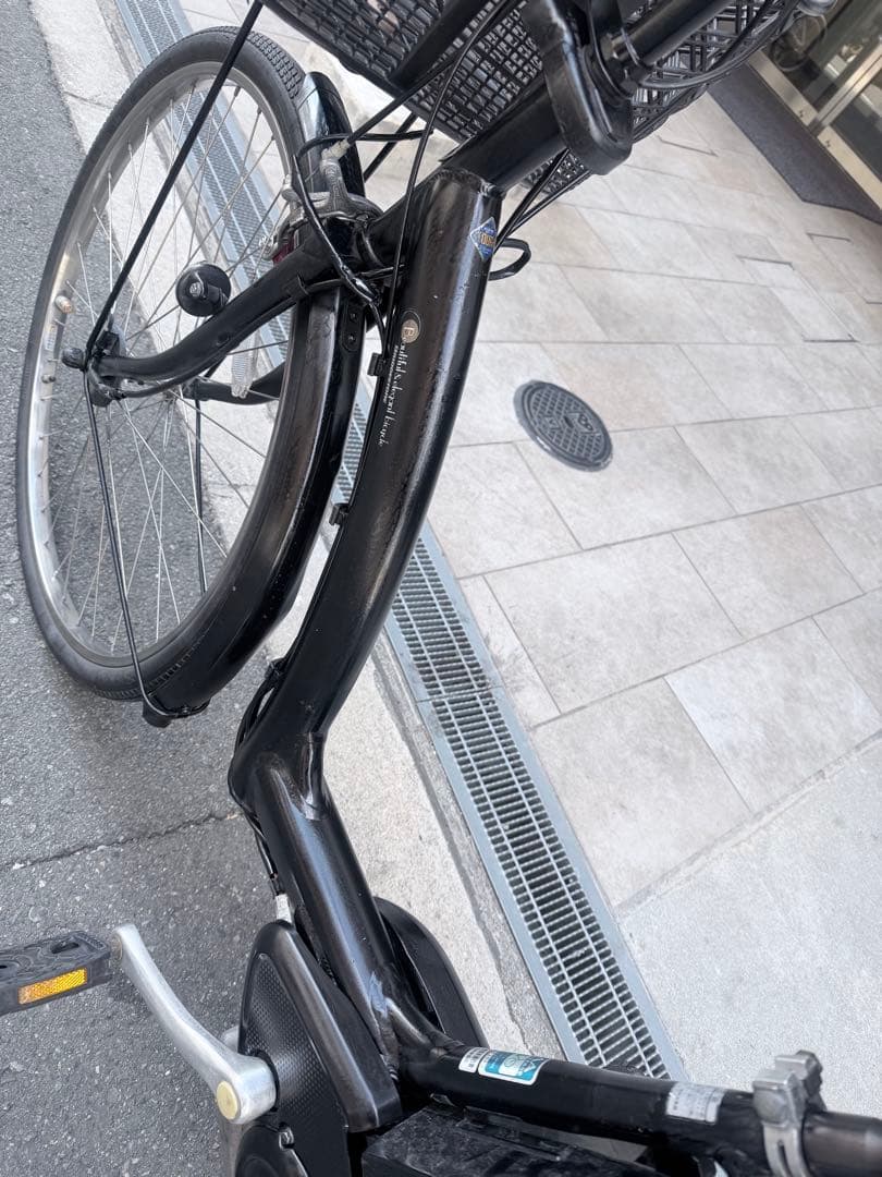 大阪府　ブリヂストン　電動アシスト自転車 ブラック 26インチ