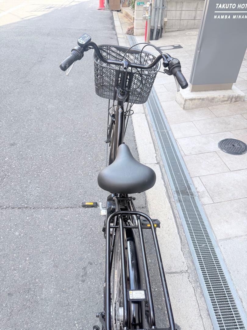 大阪府　ブリヂストン　電動アシスト自転車 ブラック 26インチ