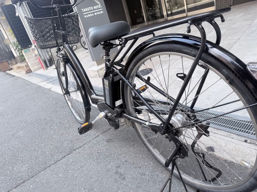 大阪府　ブリヂストン　電動アシスト自転車 ブラック 26インチ