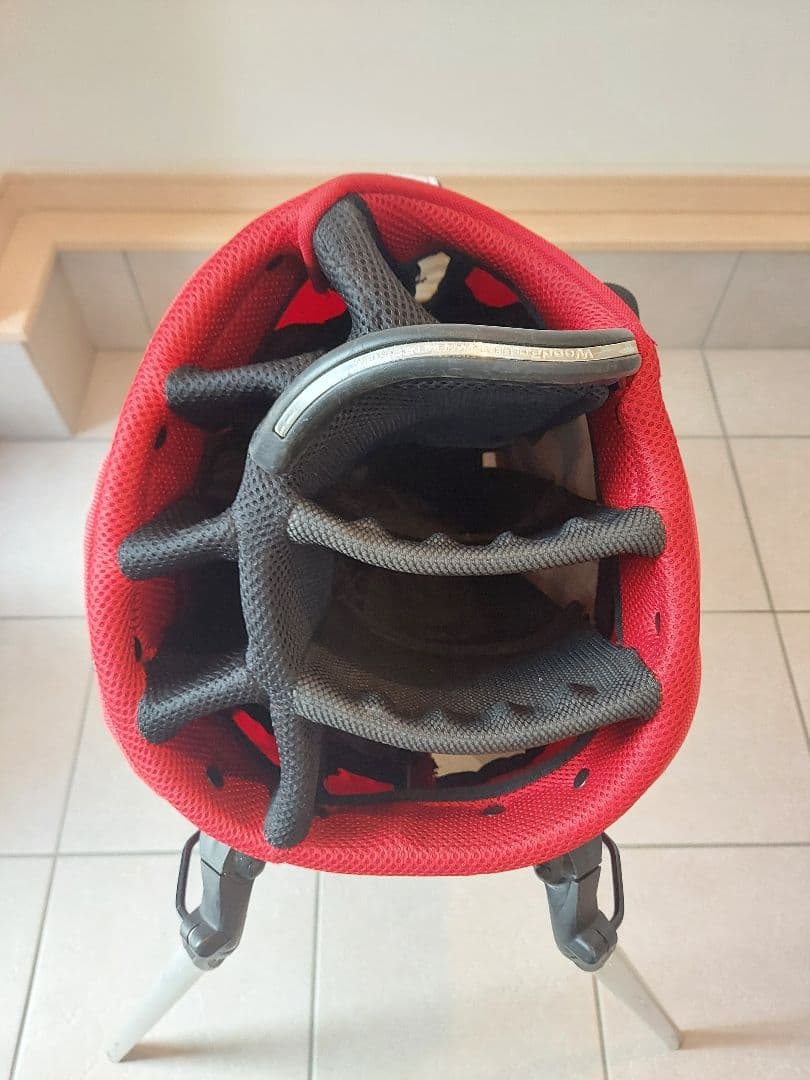 OGIO オジオ キャディバッグ ホワイト/レッド 8分割