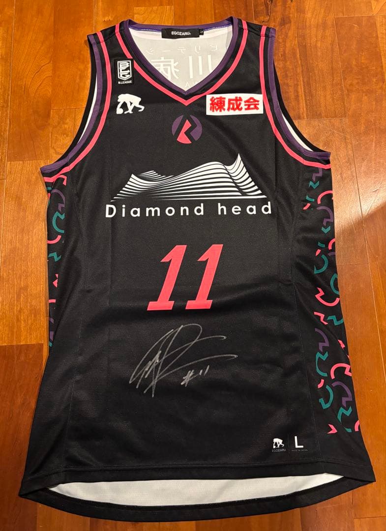 【限定販売】レバンガ北海道 桜井良太 オーセンティックユニフォーム サイン付 L