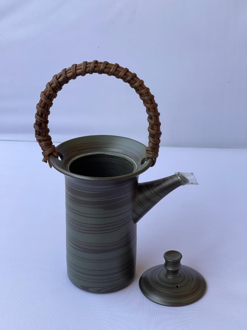 常滑焼　小西洋平　源心彩　練込　急須　土瓶　茶道具　茶注　茶器