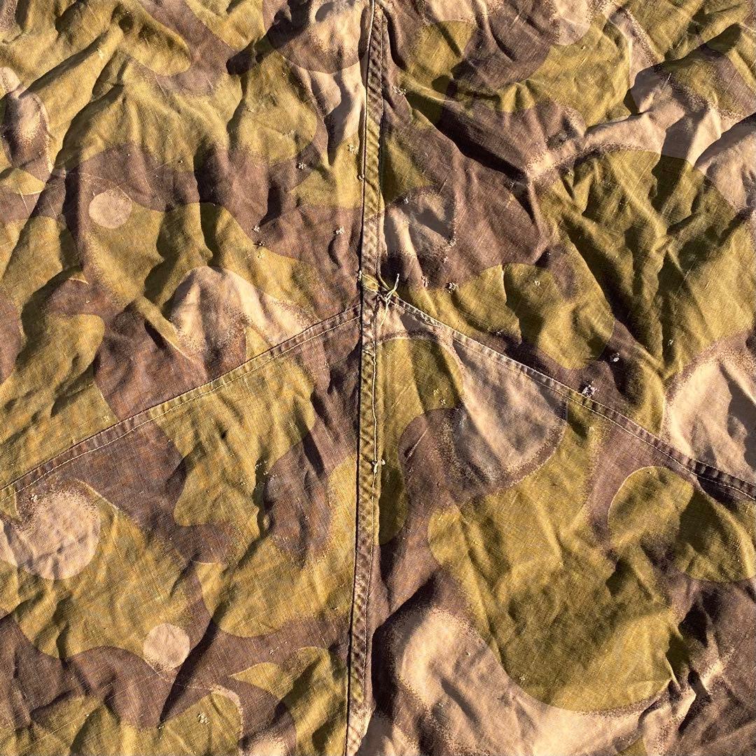 【超レア】ハンガリー軍幕　初期型　扇型　２枚①　迷彩　ハリケーンカモ　ミリタリー