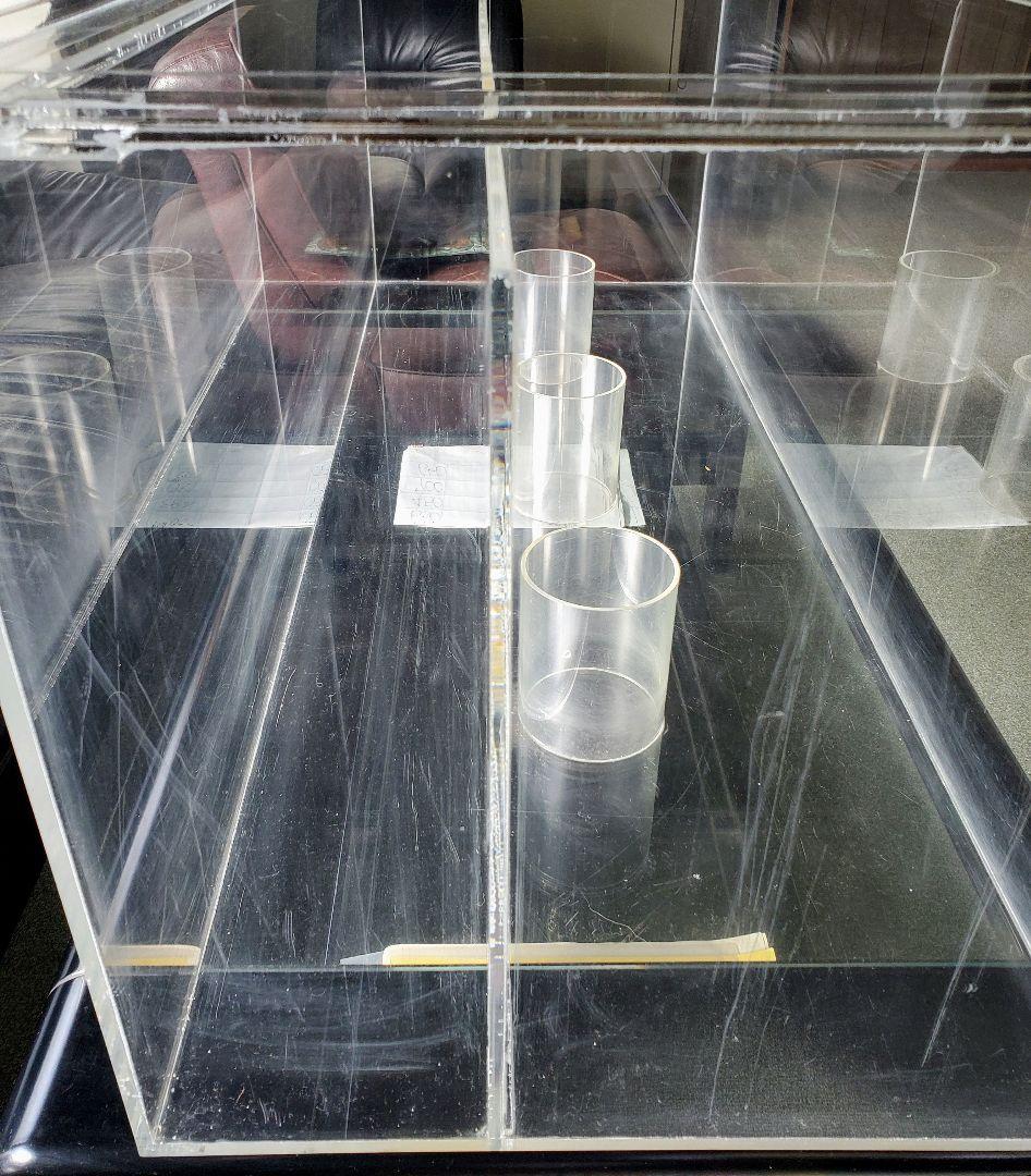 特注No3 水槽 オールクリア W120×D45×H45cm 値下げ不可